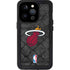 NBA Miami Heat Dark Rust iPhone 15 Pro Waterproof Case